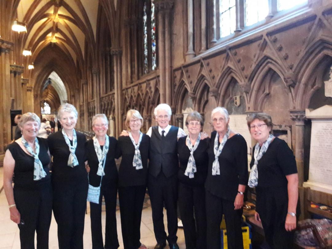 Noyes Fludde, Lichfield Cathedral 7July 2018. Alton Handbell Ringers